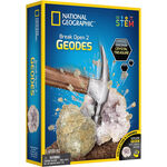 NATIONAL GEOGRAPHIC 國家地理 發現水晶寶藏(敲開原石發現水晶)-2入原石, , large