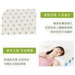 【Arnold Palmer雨傘牌】蝶形乳膠枕1入, , large