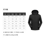 [DZRZVD杜戛地]四防機能衣【220805男款兩件式外套】耐用滑順YKK拉鍊.TEFLON超潑水.防風防水防汙保暖衝鋒衣, , large