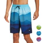 出清 NIKE LANDSCAPE 成人男九吋海灘褲 沙灘褲 衝浪褲 短褲 DRI-FIT NESSB528, , large