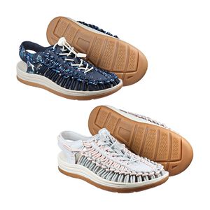 DIADORA迪亞多那 水陸兩用編織涼鞋 女鞋 簡約 時尚 休閒 好穿脫 束扣 彈性 輕量 吸震 耐磨 防滑 深藍 灰粉,  DIADORA迪亞多那 水陸兩用編織涼鞋 女鞋 簡約 時尚 休閒 好穿脫 束扣 彈性 輕量 吸震 耐磨 防滑 深藍 灰粉