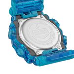 CASIO 卡西歐 G-SHOCK 炫彩音浪 工業風雙顯手錶-科技藍 GA-900SKL-2A, , large