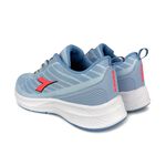 DIADORA迪亞多那 透氣慢跑女鞋 女運動鞋 慢跑鞋 時尚 散熱 透氣 康特杯 保護後跟 緩震 耐磨 止滑 灰藍 藍桔, , large