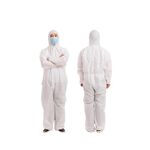 一次性防護衣(不含鞋套) SF透氣膜 歐盟CE 隔離衣 全身連體 透氣防塵 無塵室 噴漆, , large