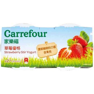 家樂福草莓優格※實際到貨效期約4天以上