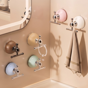 吸盤掛勾 三向掛勾 免打孔強力掛勾 承重3kg 浴室廚房收納 浴室掛勾 真空吸盤 頂掛 壁掛 T型 不傷牆面 北歐質感