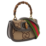 Small bamboo bag for hand/crossbody use, , large