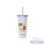 LL funny pearl milk tea cup 750ml, , large