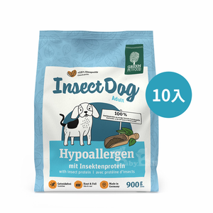 【倆寶貝精品館】Green Petfood德國綠自然 昆蟲蛋白 無穀低敏成犬飼料900g