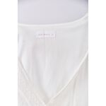 (M) air space質感白色短袖上衣二手衣, , large