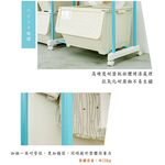 【Y HOUSE】Macaron pink double-rod hanger, open hanger, clothes rail - blue, , large