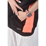 (XL) armani exchange棉質連帽背心黑色外套二手衣, , large