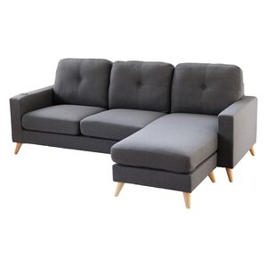 Alison L-shaped fabric sofa