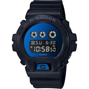 CASIO 卡西歐 G-SHOCK 經典坦克手錶-鏡面藍(DW-6900MMA-2)