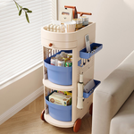 【AOTTO】三層洞洞板抽屜式收納置物架(AS-216), , large