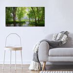 【御畫房】秘境 國家一級畫師手繪油畫60×120cm(VF-134), , large