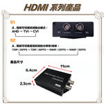 昌運監視器 HD-H101ACT HDMI TO AHD/CVI/TVI 轉換器 HDMI轉同軸, , large