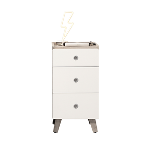 【唯熙傢俱】溫妮淺灰雙色抽屜櫃