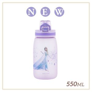 HOUSUXI Tritan彈蓋水瓶550ml-冰雪奇緣