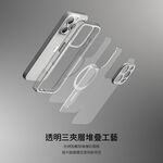 Moshi iPhone 16 iGlaze 透明保護殼 支援Magsafe 手機殼, , large