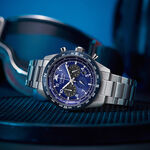 CITIZEN 星辰 光動能航空計時手錶-藍 CA4554-84L, , large