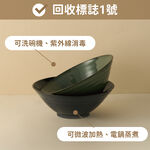 【哩皿食器】台灣製  CPET 潔晶拉麵碗禮盒兩入組｜暮夜藍, , large
