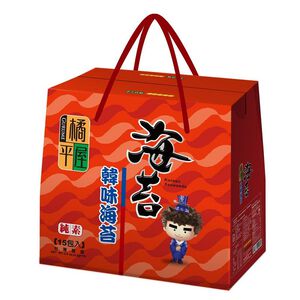 【限量】橘平屋韓味海苔禮盒4.2gx15(無附提袋)