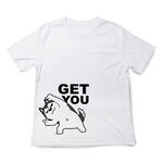 JZ TEE Husky & Cat - GET YOU Graphic Tee, , large