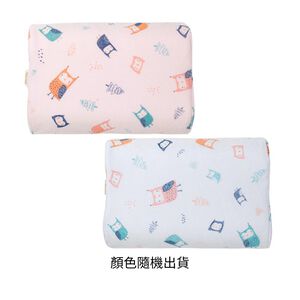 舒眠透氣嬰兒記憶枕-美夢貓頭鷹(顏色隨機出貨)