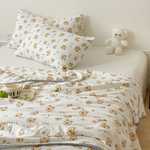 【Betrise】Big headed bear | Lazy soft Q knitted cotton antibacterial soy fiber air-conditioning quilt/cooling quilt (150x200cm), , large