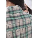 (M) et boite排扣綠色長袖上衣二手衣, , large