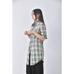 (M) et boite排扣綠色長袖上衣二手衣, , large