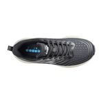 DIADORA迪亞多那 勁速輕量慢跑鞋 男運動鞋 男鞋 寬楦 輕量 透氣 緩衝 厚底 吸震 回彈 足弓支撐 止滑 黑 灰, , large