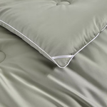 【Betrise】Mint Green-Top 300 Woven Lyocell Fiber Graphene Technology Antibacterial Feather Velvet Warm Winter Quilt (Extended 8x7 Feet), , large