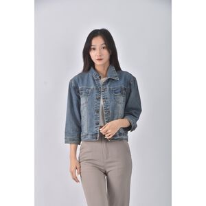 (M) oxto丹寧牛仔質感藍色外套二手衣,  (M) oxto丹寧牛仔質感藍色外套二手衣