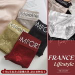 [夢巴黎] 字母蕾絲內褲 內褲女 中腰內褲 無痕內褲 女生內褲 收復內褲 透氣內褲 三角內褲 大尺碼 加長底襠, , large