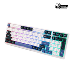 [樂維科技]RKG98機械鍵盤 藍牙三模PBT鍵帽 100鍵K黃軸 RGB 藍色潮汐｜注音, , large