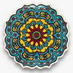 【SOLO Vintage】Designer Heat Mats Ceramic Hot Pads Coasters Made in Turkey 32, , large