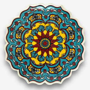 【SOLO Vintage】Designer Heat Mats Ceramic Hot Pads Coasters Made in Turkey 32