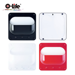 【O-Life】Magnetic wall-mounted storage E style white, , large