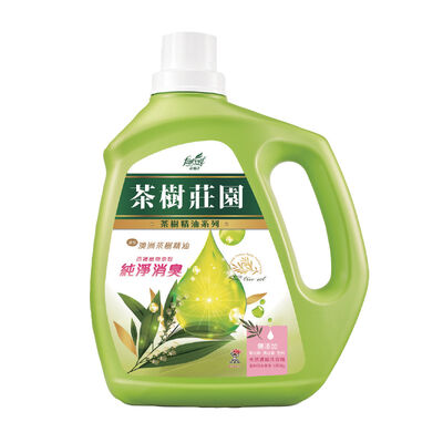 [箱購]茶樹莊園-茶樹天然濃縮消臭洗衣精1800g克 x 6瓶/箱