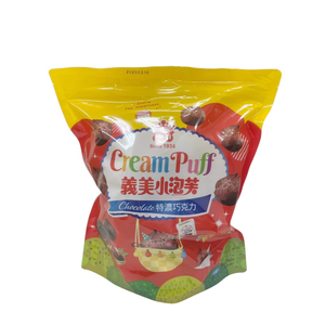 [義美]義美小泡芙歡樂包(特濃巧克力)196g