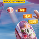 【啾愛你】鯨魚彈射球球槍-藍色 (內附標靶+掛勾+六顆球), , large