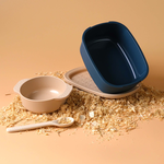 re-ing Natural Bamboo Fiber Lunch Box Set-Blue, , large