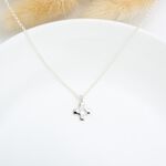 Hammered Prayer Cross s925 sterling silver necklace Valentine's day gift, , large