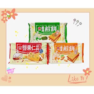 [義美]義美煎餅系列(杏仁南瓜子口味)100g