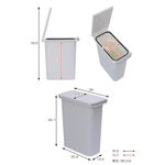 【this-this】日本RISU｜H&H 防臭按壓式垃圾桶 20L, , large