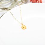 【Angel & Me】荷花 蓮花 Lotus s925 純銀厚鍍24k純金 項鍊 生日 情人節 禮物, , large