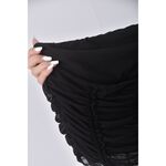 (S) 【安于晴Charlene私服】質感棉質抹胸黑色上衣二手衣, , large