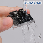 【日本小泉KOIZUMI】質感時尚 乾電池式 三段長度調整 電動 除毛刀 得體刀(附清潔刷)KMC-0631H, , large